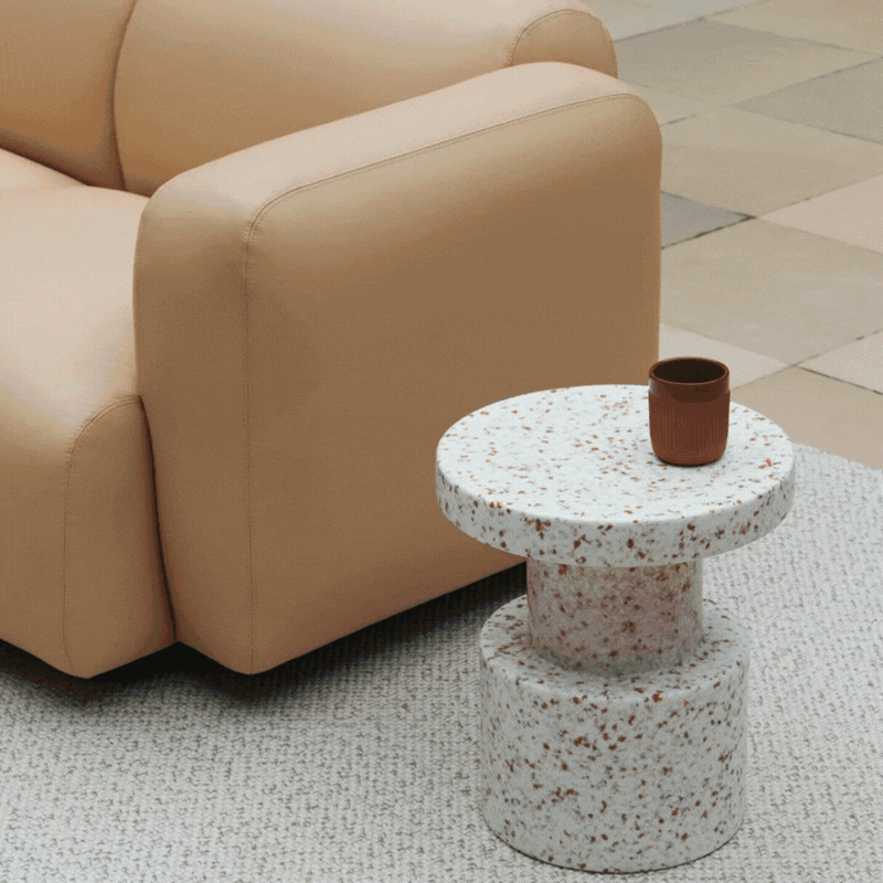 Tabouret Bit - Nude - Normann Copenhagen - Scandinave - Maison Caldeira