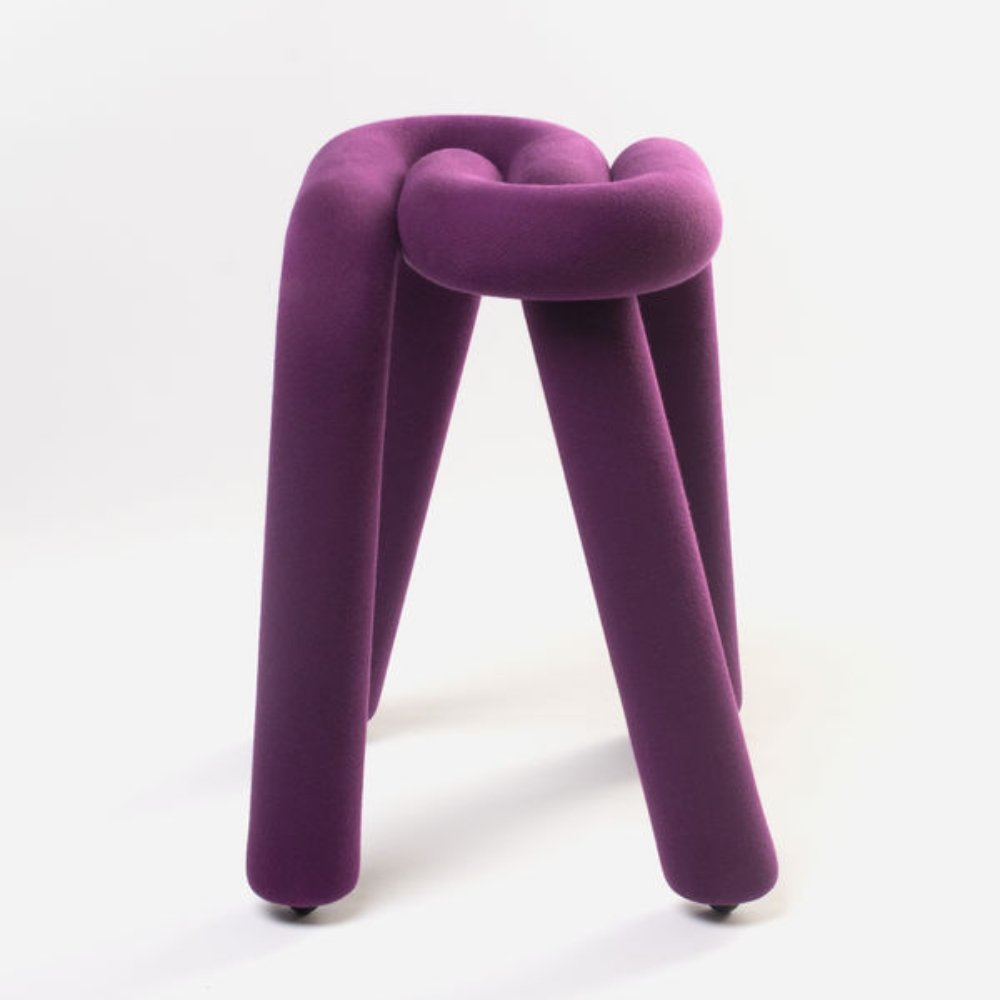 Tabouret Bold - Violet - Moustache - Design Contemporain - Maison Caldeira
