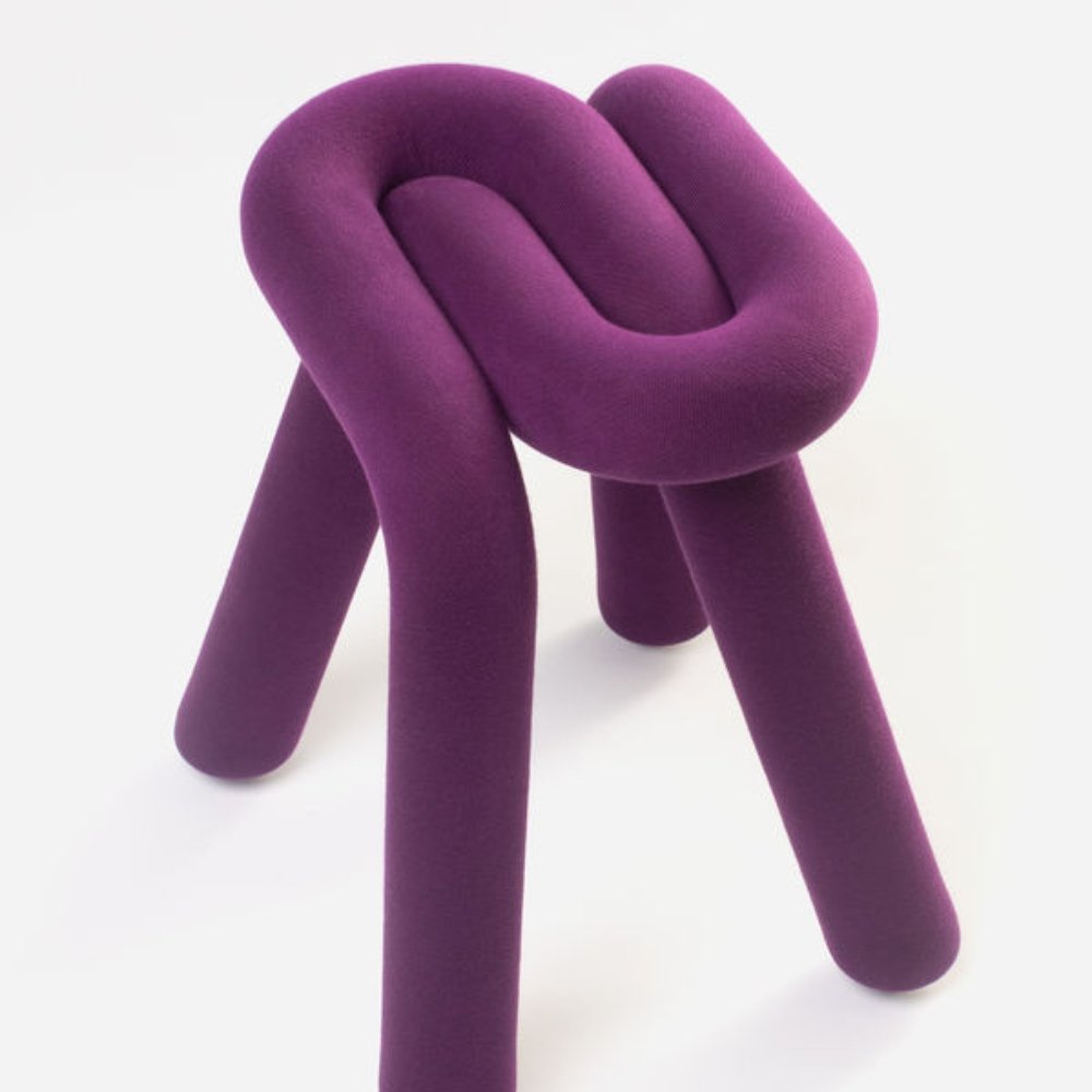 Tabouret Bold - Violet - Moustache - Design Contemporain - Maison Caldeira