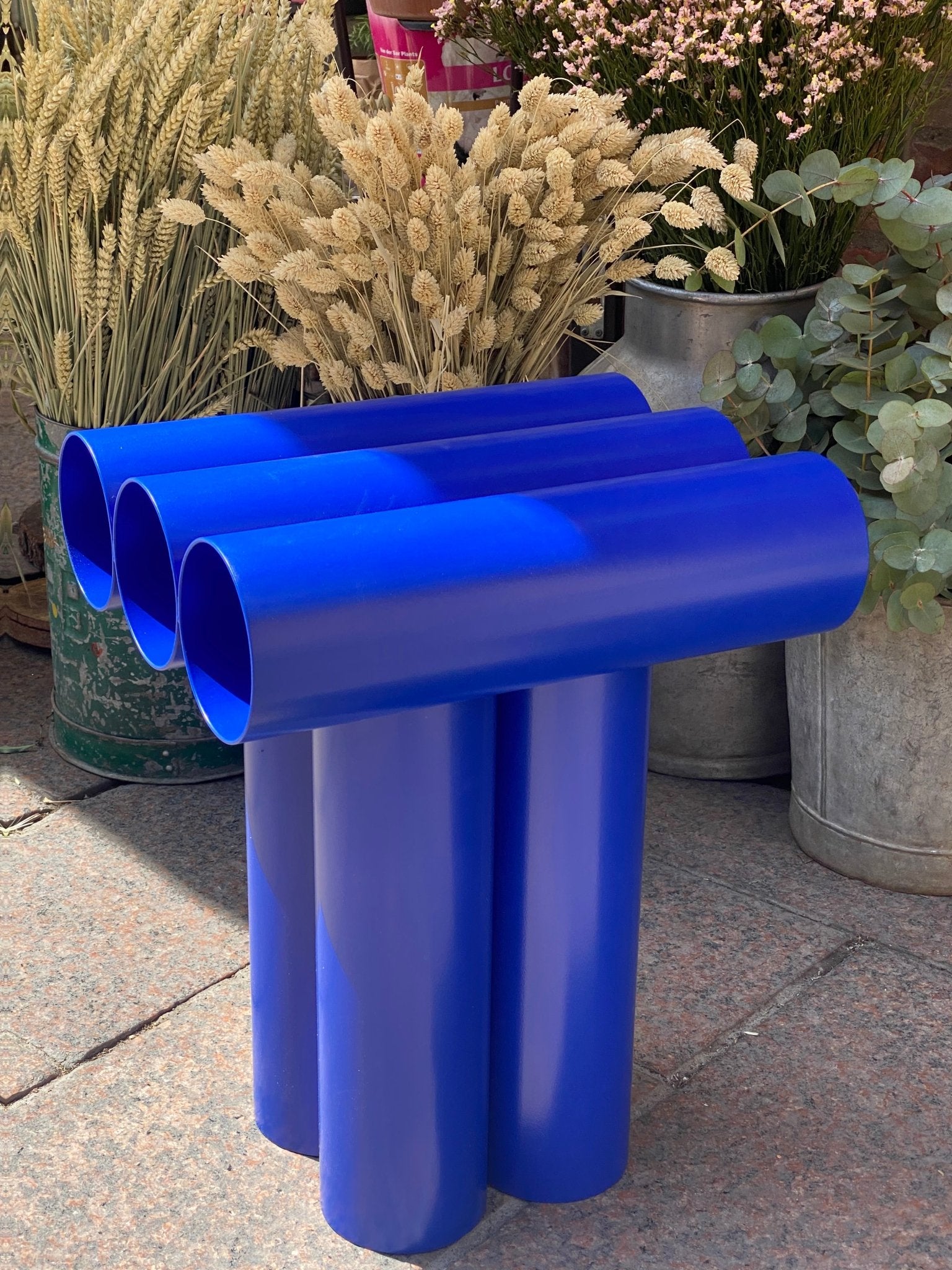Tabouret Septem - Bleu - Axel Chay - Design Contemporain - Maison Caldeira