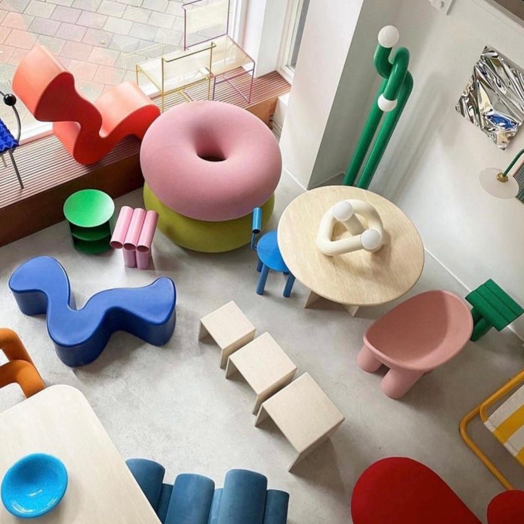 Tabouret Septem - Rose - Axel Chay - Design Contemporain - Maison Caldeira