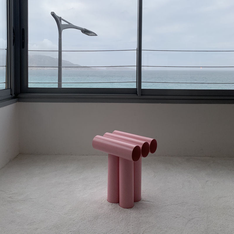 Tabouret Septem - Rose - Axel Chay - Design Contemporain - Maison Caldeira