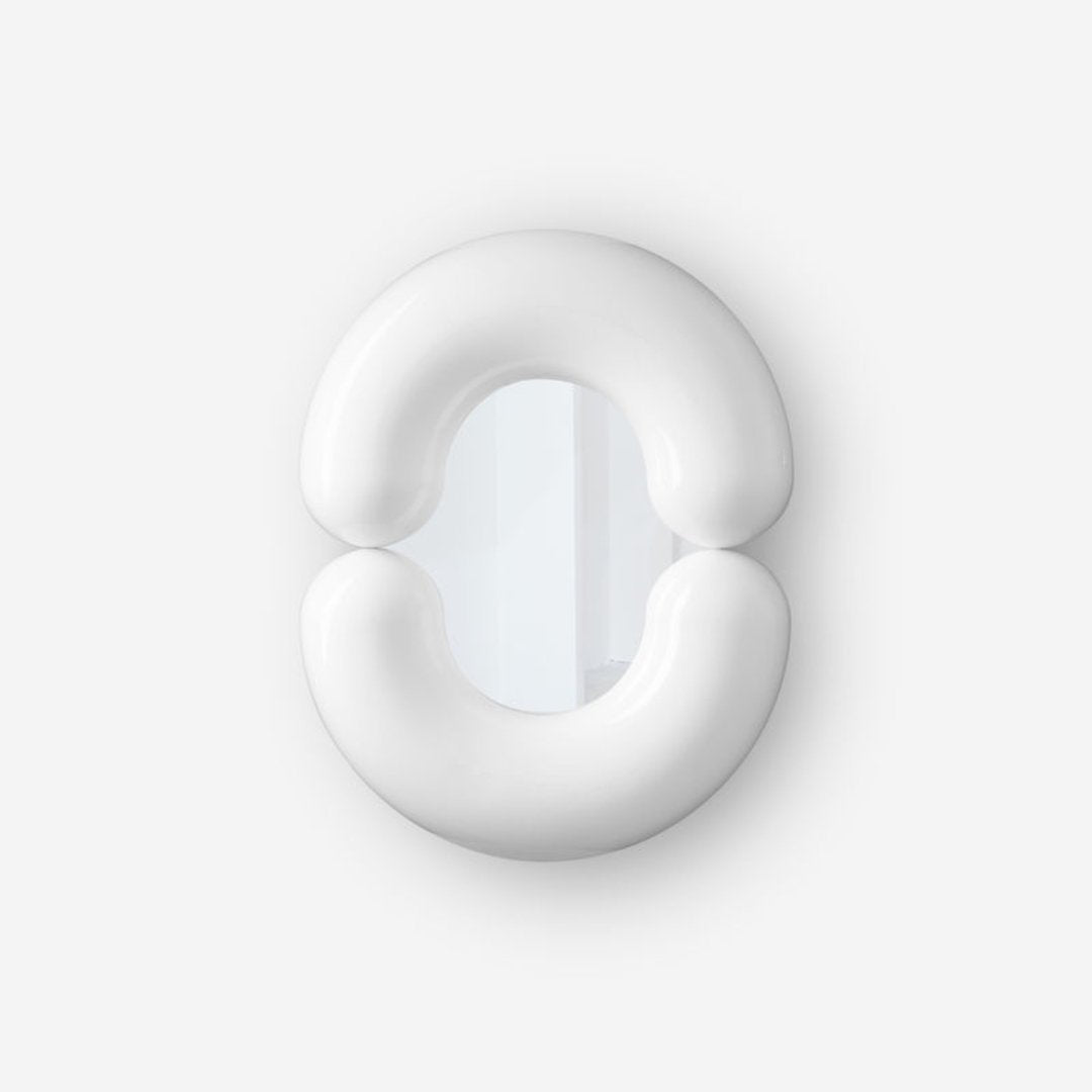 Miroir Zodiac small - Blanc - Moustache - Design Contemporain - Maison Caldeira