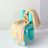 maison-caldeiraCouverture Candy Wrap Rose Jaune