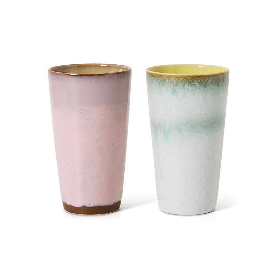 70's Céramics : Mugs à latte - Maison Caldeira