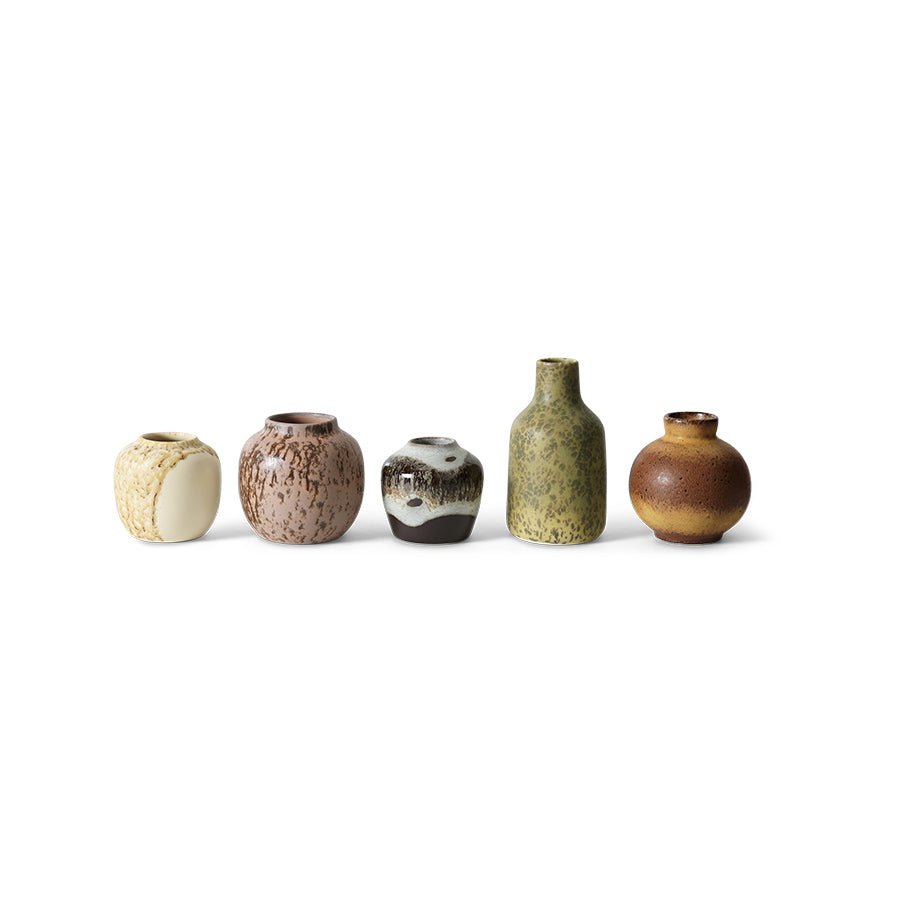 70's Céramics : Petits vases - Maison Caldeira