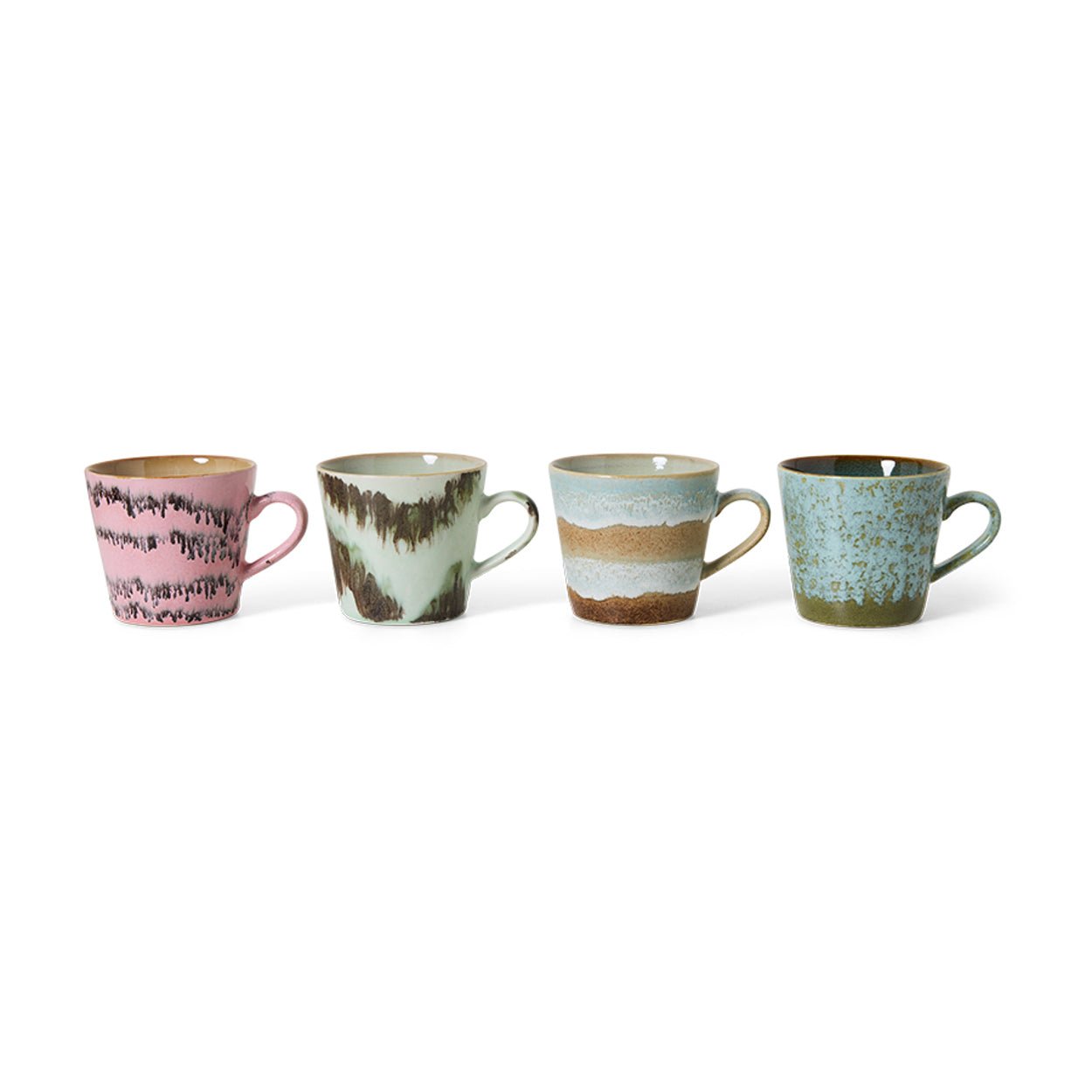 70's Céramics : Tasses à cappuccino - Maison Caldeira
