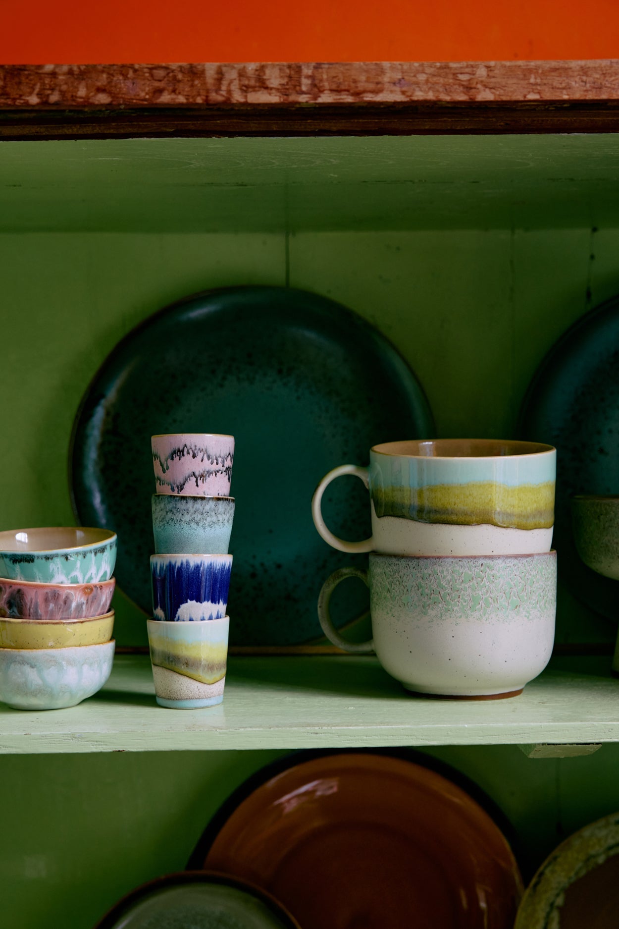70's Céramics : Tasses à thé - Maison Caldeira