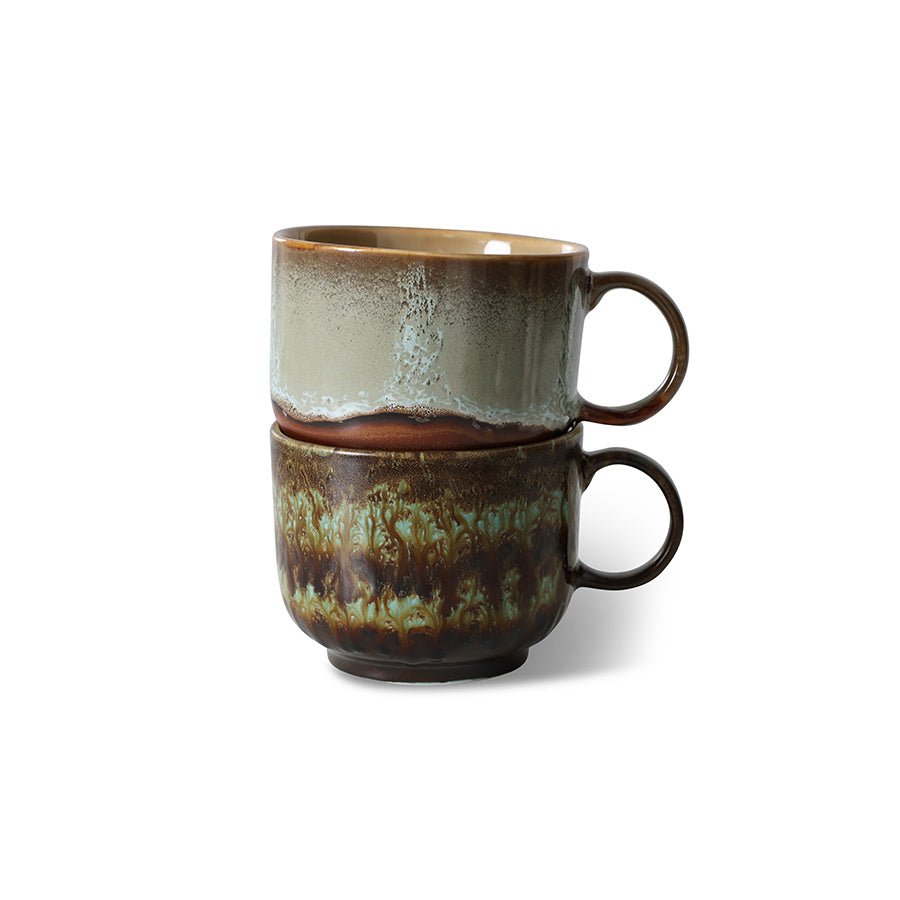 70's Céramics : Tasses à thé - Maison Caldeira