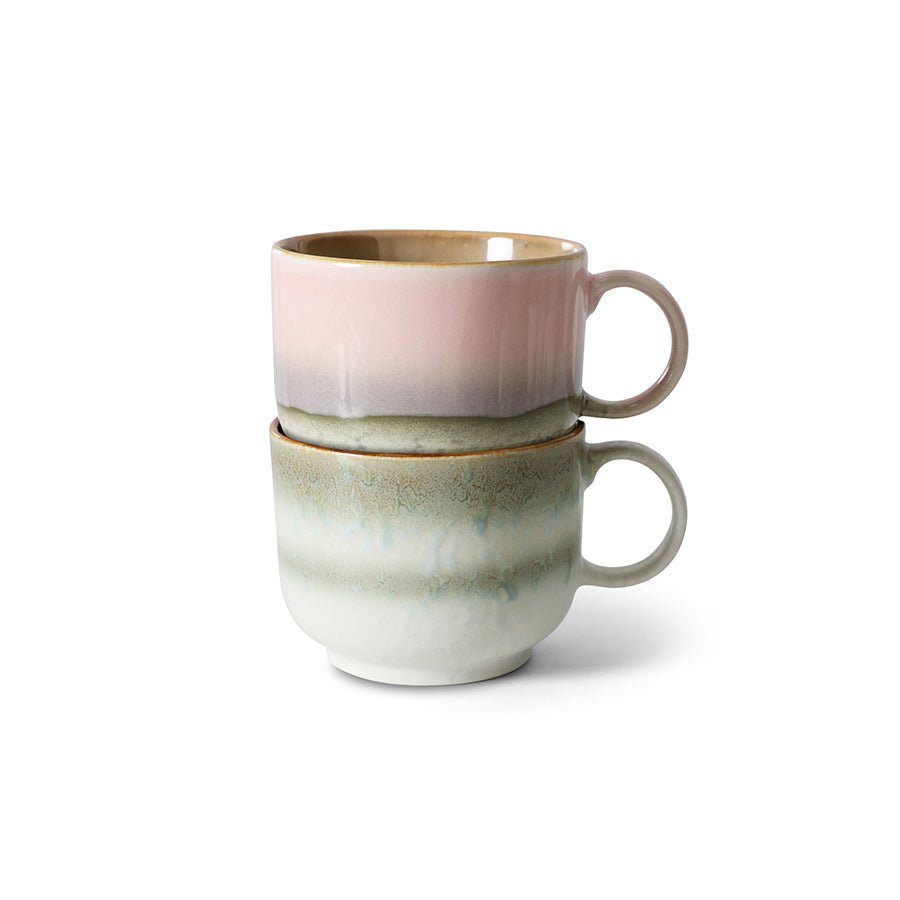 70's Céramics : Tasses à thé - Maison Caldeira