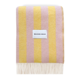 maison-caldeiraPlaid-Maison-Deux-Couverture-Candy-Wrap-Rose-Jaune