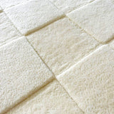 maison-caldeiraTapis Damier Blanc Écru 170 x 240 cm
