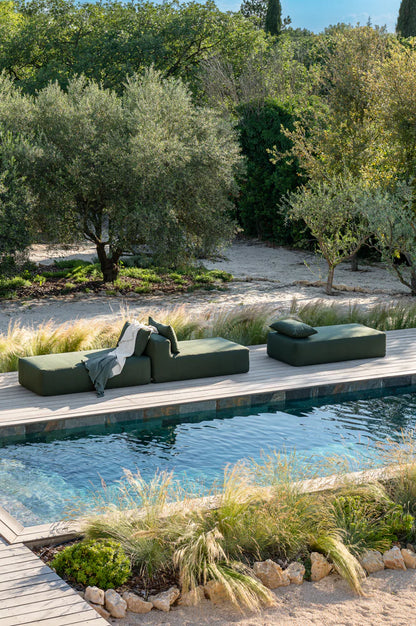 Daybed Slow gris - Bed and philosophy - Méditerranée - Maison Caldeira