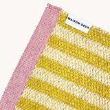 maison-caldeiraPlaid-Maison-Deux-Tapis-à-Rayures-Éclat-de-Soleil-70-x-150-cm