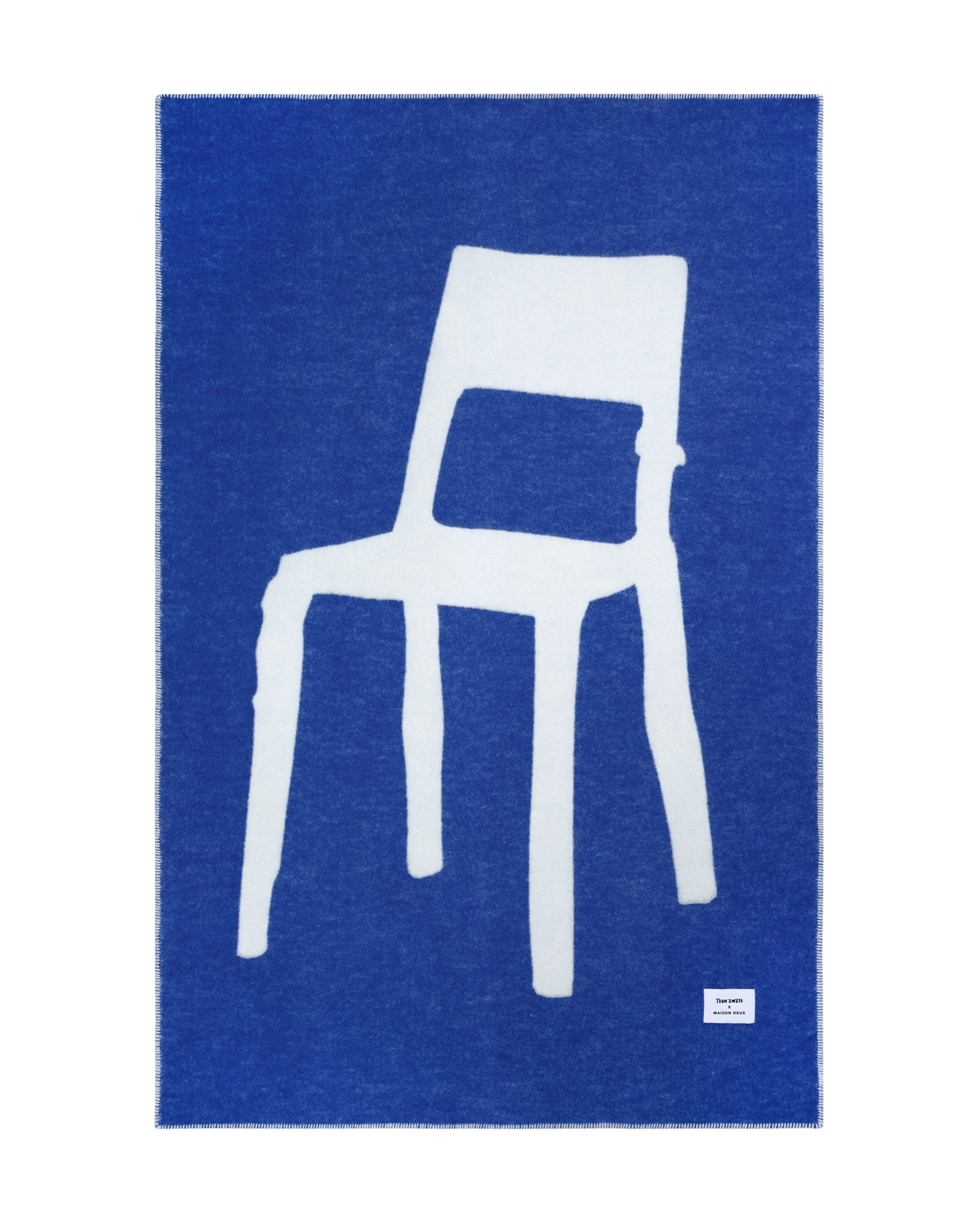 maison-caldeiraPlaid Splitted Chair Bleu Cobalt 130 x 200 cm