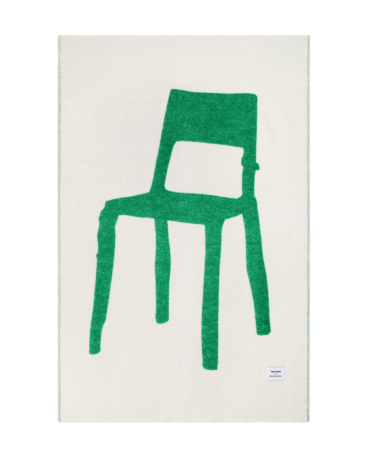 maison-caldeiraPlaid Splitted Chair Vert Herbe 130 x 200 cm