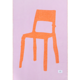 maison-caldeiraPlaid Splitted Chair Lilas Orange 130 x 200 cm