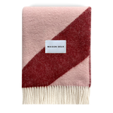 maison-caldeiraPlaid-Maison-Deux-Couverture-Swirl-Rose-Bordeaux