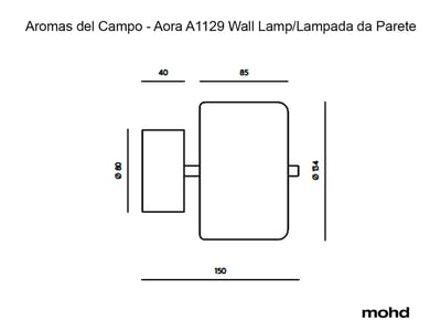 Applique Aora - Aromas del campo - Caldeira