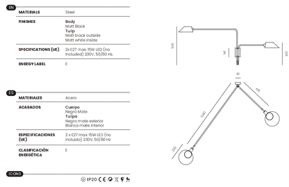 Applique Duo - Aromas del campo - Caldeira