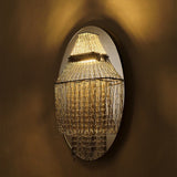 Applique murale Lampe C DCW éditions, chandelier mural à chaînes inox, lumière scintillante rétro revisité