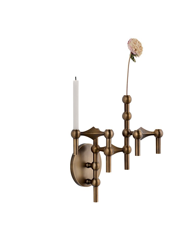 Applique murale pour bougeoirs - Bronze - Stoff nagel - Design Contemporain - Maison Caldeira