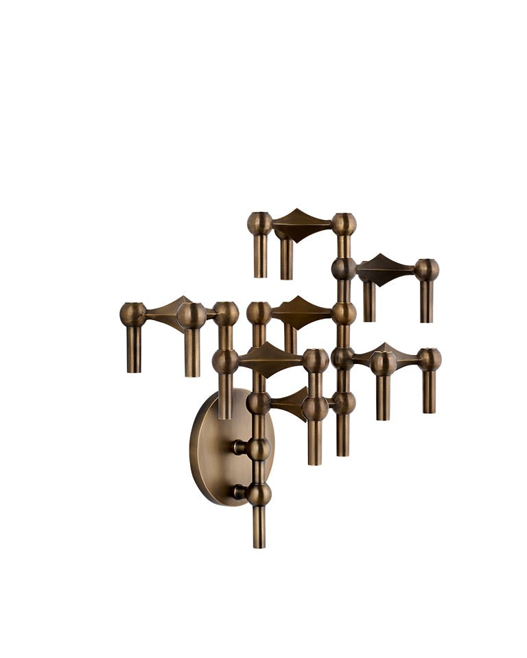 Applique murale pour bougeoirs - Bronze - Stoff nagel - Design Contemporain - Maison Caldeira