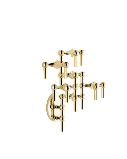 Applique murale pour bougeoirs - Gold - Stoff nagel - Design Contemporain - Maison Caldeira