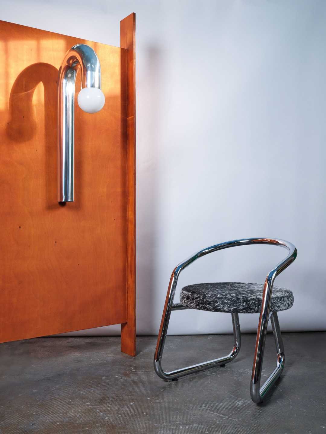 Applique Potence - Chrome - Axel Chay - Design Contemporain - Maison Caldeira