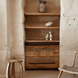 Arc de Stool '52 – Table d’Appoint Sculpturale en Noyer Massif - Maison Caldeira