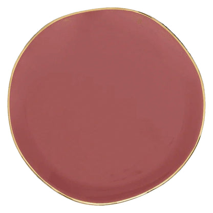 Assiette Bonjour Ø17 cm - Abricot au Kirsch (lot de 4) - Caldeira