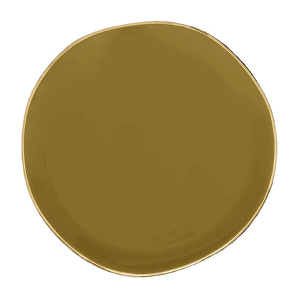 Assiette Bonjour Ø17 cm - Ambre Vert (lot de 4) - Caldeira