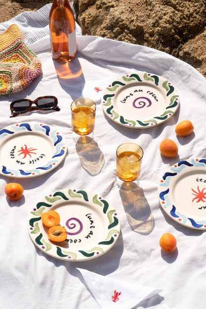 Assiettes Cala Secreta – Octaevo - Octaevo - Méditerranée - Maison Caldeira