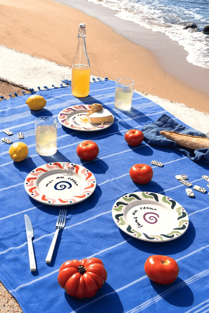 Assiettes Cala Secreta – Octaevo - Octaevo - Méditerranée - Maison Caldeira