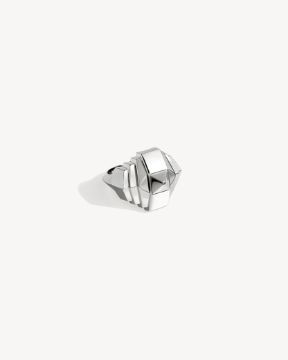 Bague Rockaway - Argent - Statement - Design Contemporain - Maison Caldeira