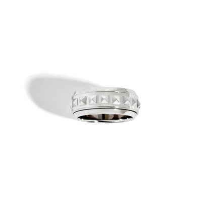 Bague Rockaway Spinner - Argent - Statement - Design Contemporain - Maison Caldeira