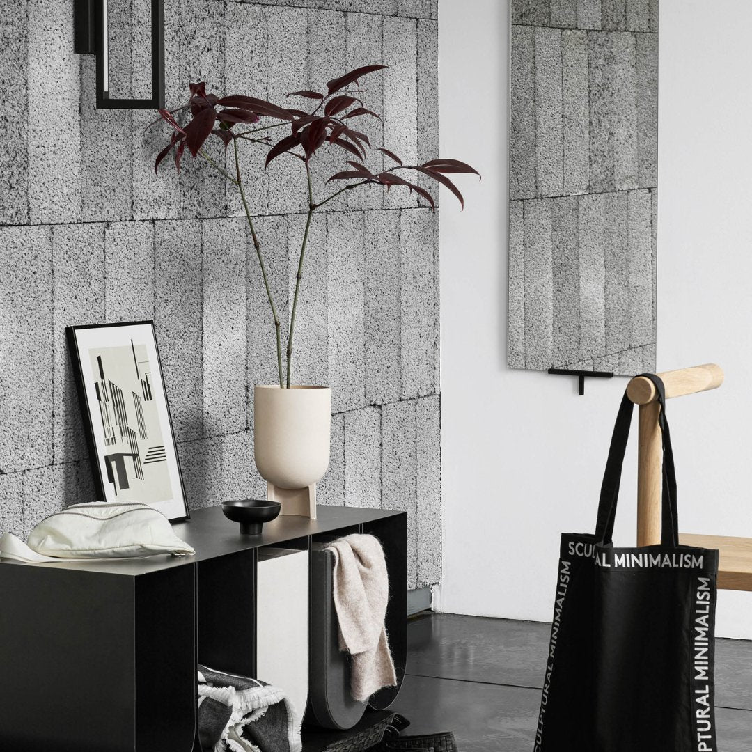 Banc 5 courbes - Noir - Kristina Dam studio - Scandinave - Maison Caldeira