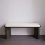 Banc Lazare - Frêne Lasuré Noir - Maison Caldeira