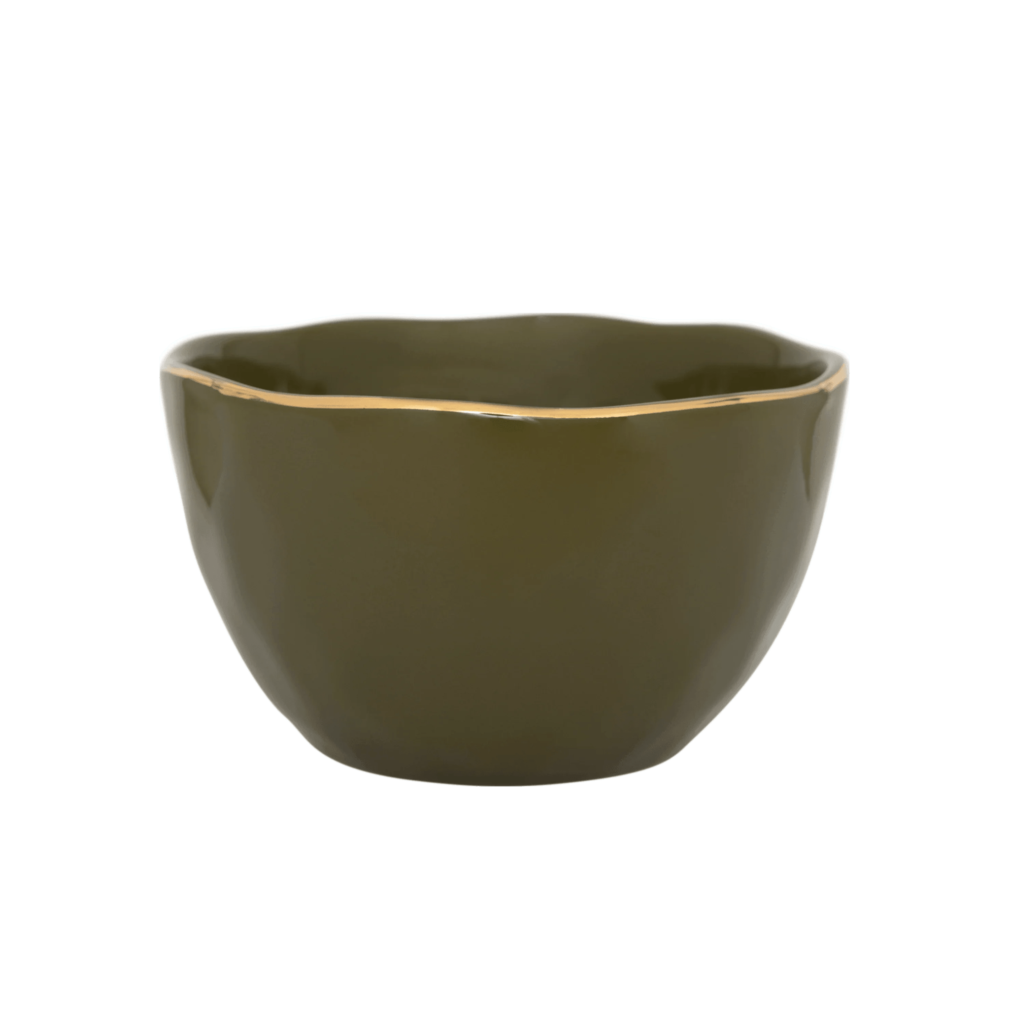 Bol Bonjour Ø14 cm - Vert Sapin (lot de 4) - Caldeira