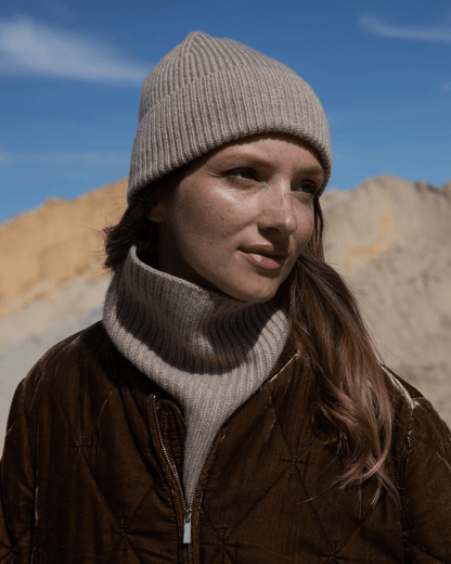 Bonnet 100% cachemire - Beige - Koon - Maison Caldeira