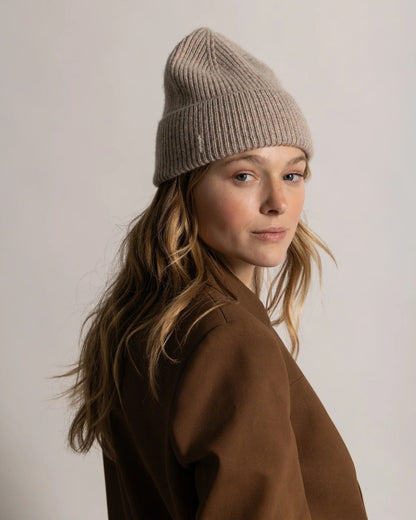 Bonnet beige cachemire - Koon - Caldeira