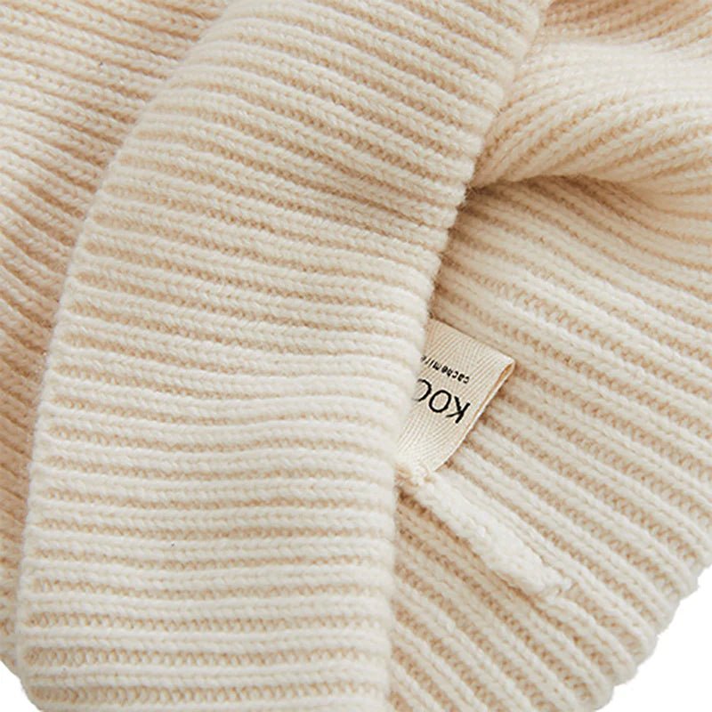 Bonnet écru 100% cachemire - Koon - Caldeira