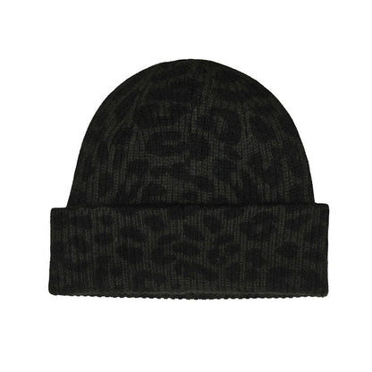 Bonnet Leopard kaki cachemire - Koon - Caldeira