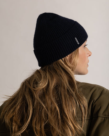 Bonnet navy 100% cachemire - Koon - Caldeira