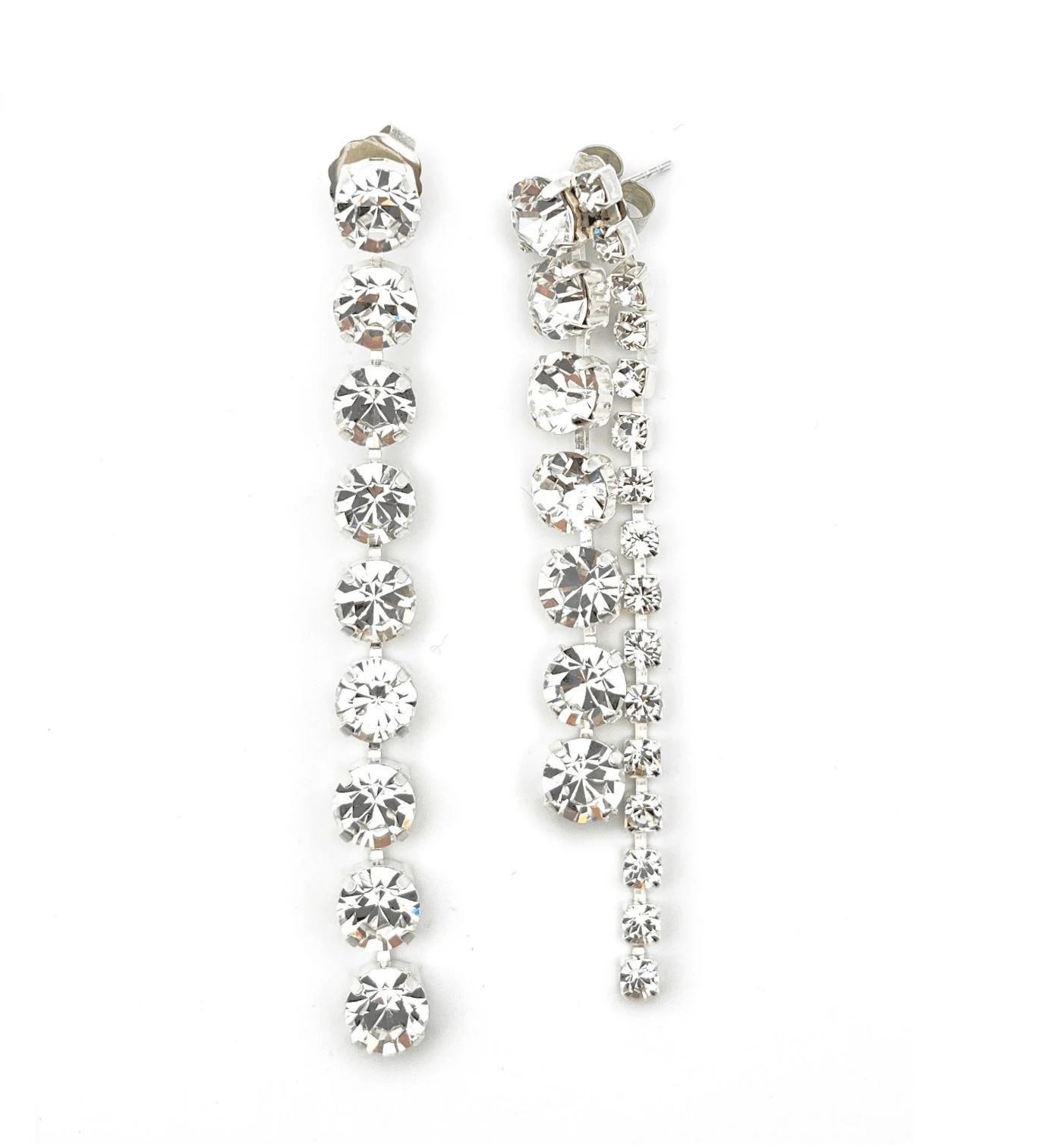 Boucles d'oreilles - Alma strass - Maison Caldeira