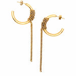 Boucles d'oreilles Strass Alma - Maison Caldeira