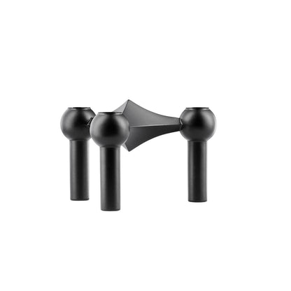 Bougeoir - Noir mat - Stoff nagel - Design Contemporain - Maison Caldeira