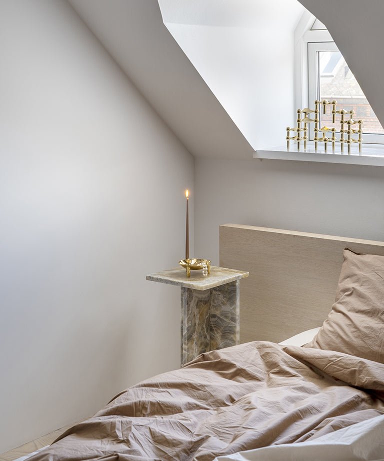 Bougeoir Bol - Or - Stoff nagel - Design Contemporain - Maison Caldeira