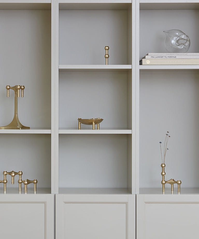 Bougeoir Bol - Or - Stoff nagel - Design Contemporain - Maison Caldeira