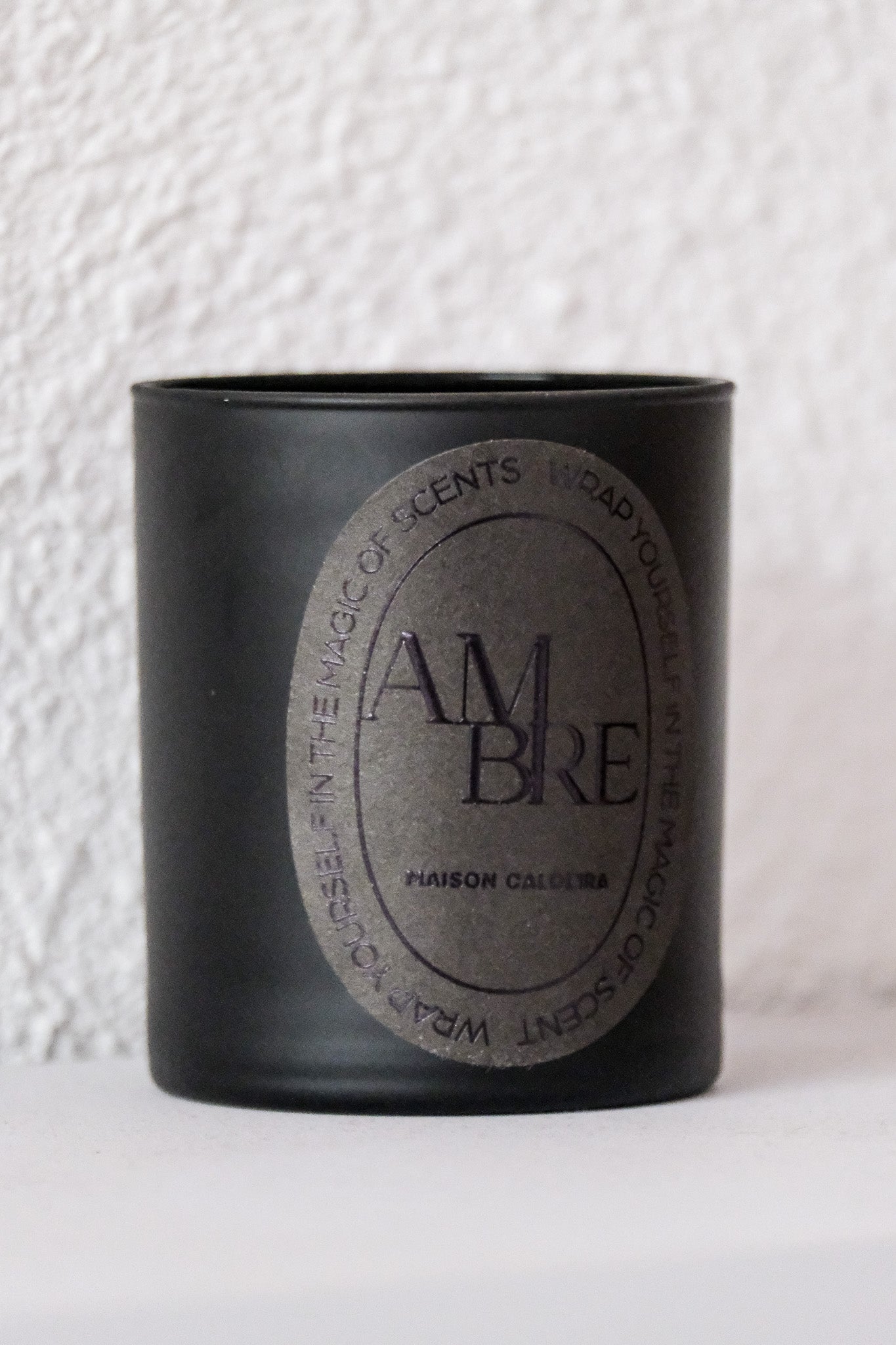 Bougie parfumée - AMBRE - Maison Caldeira - Design Contemporain - Maison Caldeira